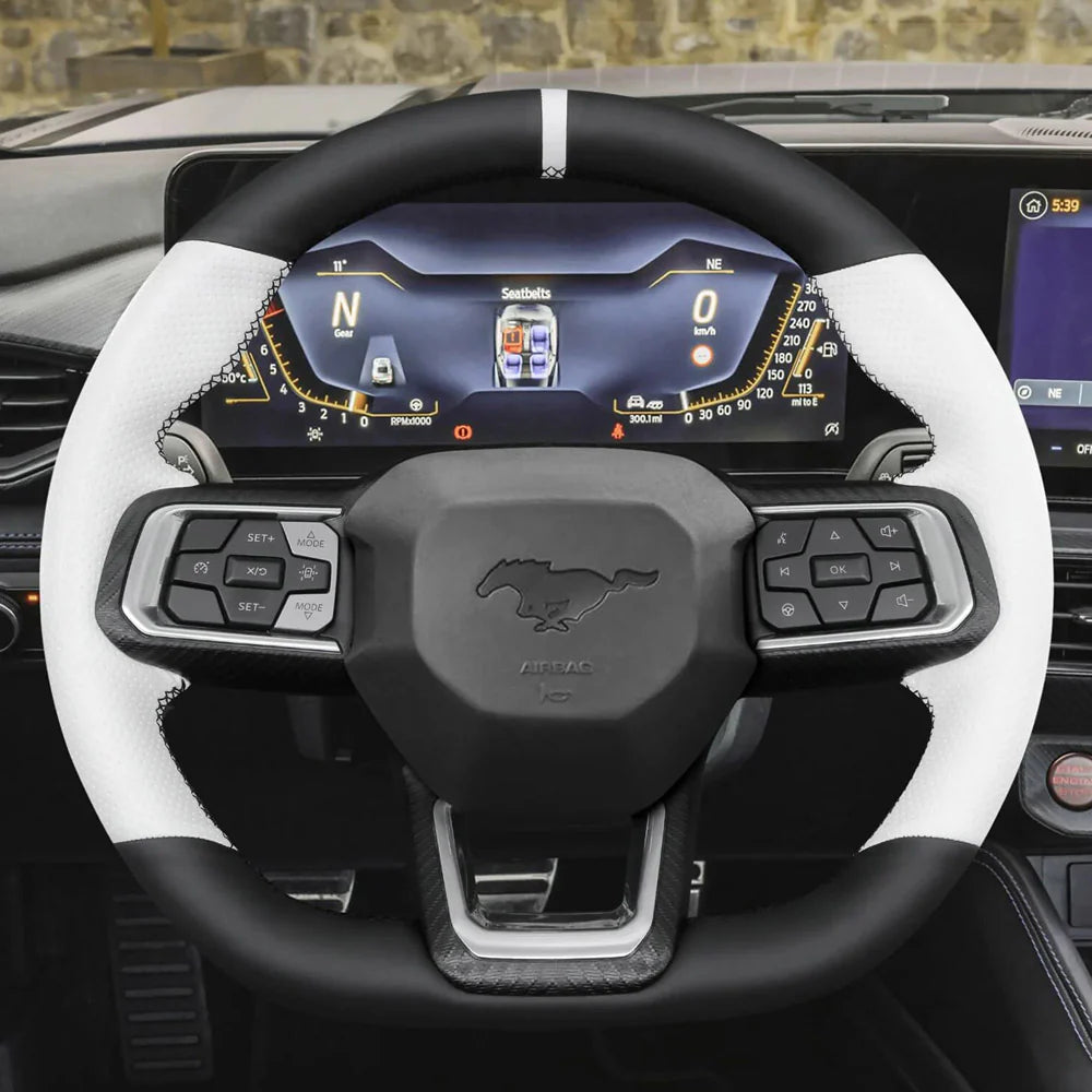 Steering Wheel Cover for Ford Mustang Ecoboost S650 Dark Horse 2024-2025