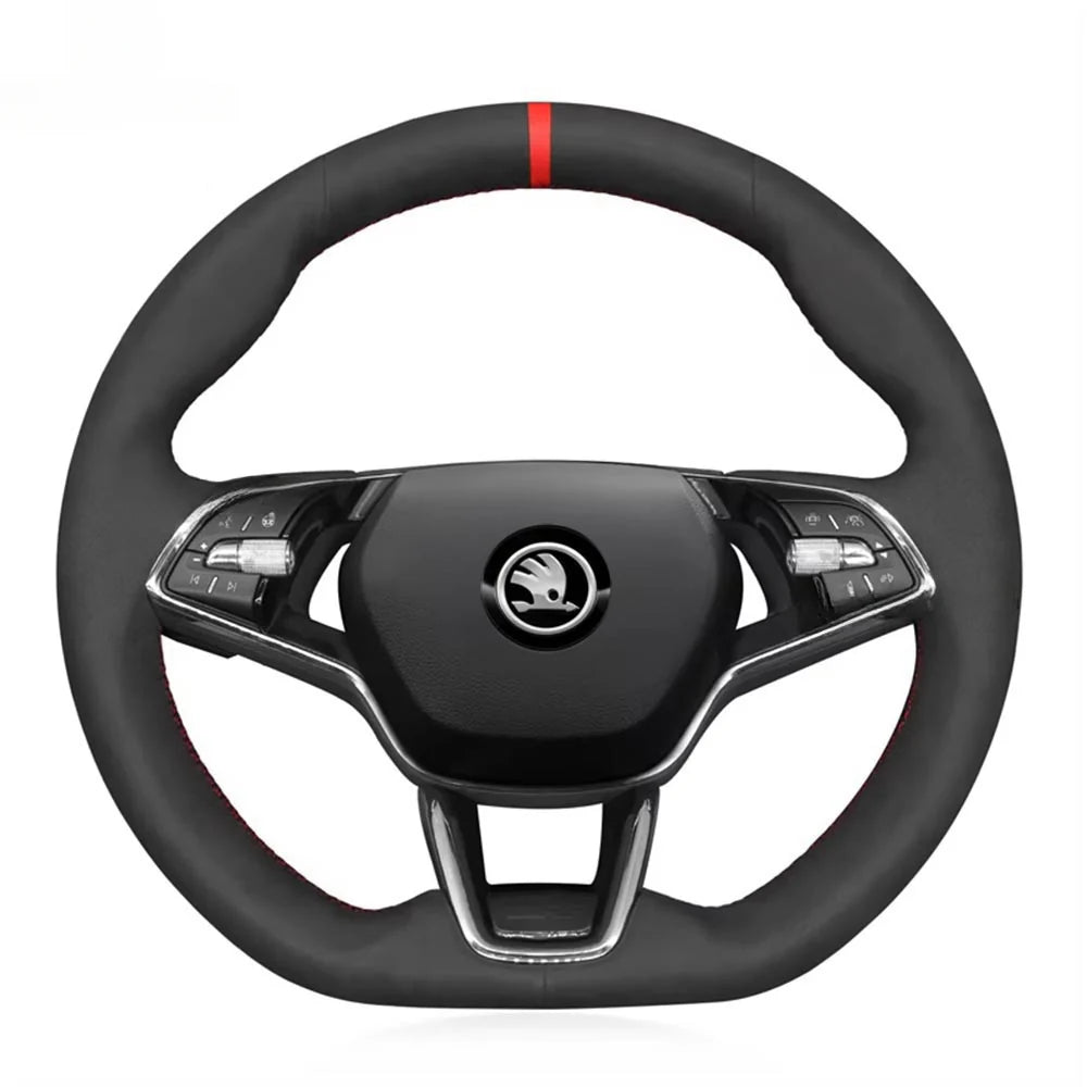 Steering Wheel Cover for Skoda Octavia VRS RS Fabia 2021-2023