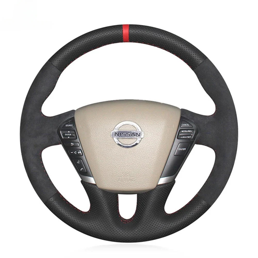 Steering Wheel Cover for Nissan Murano Teana Elgrand E52 Maxima Quest 2008-2021
