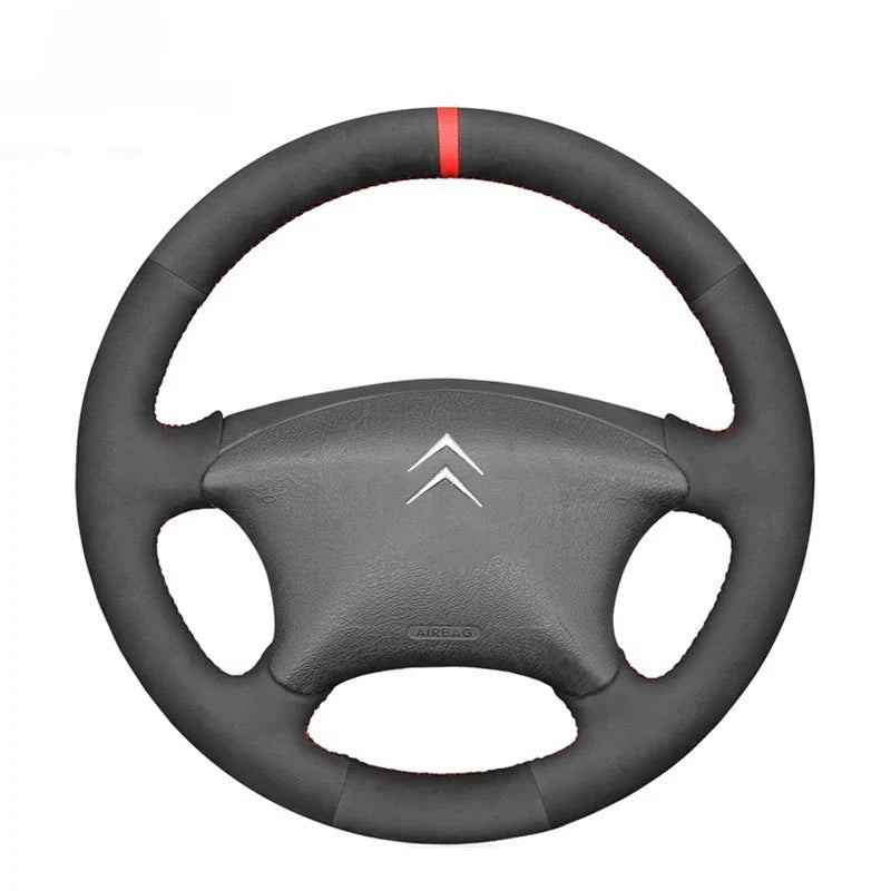 Steering Wheel Cover for Citroen Xsara Picasso Berlingo C5 C8 Dispatch Jumpy 2001-2010