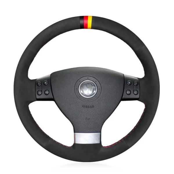 Steering Wheel Cover for Volkswagen Golf 7 Alltrack SportWagen Jetta Passat Tiguan e-Golf Arteon Atlas