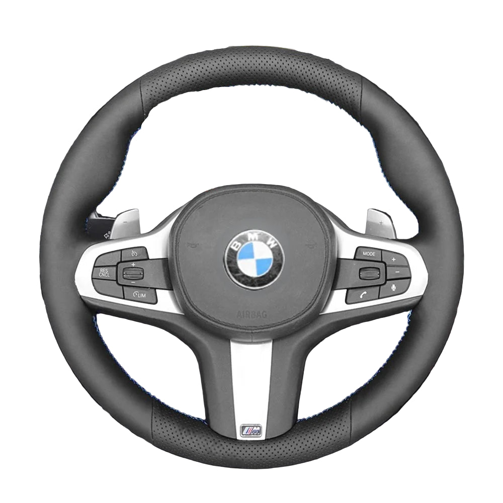 Steering Wheel Cover for BMW F44 G01 G02 G05 G06 G07 G11 G12 G14 G15 G16 G20 G22 G23 G26 G29 G30 G32 M Sport
