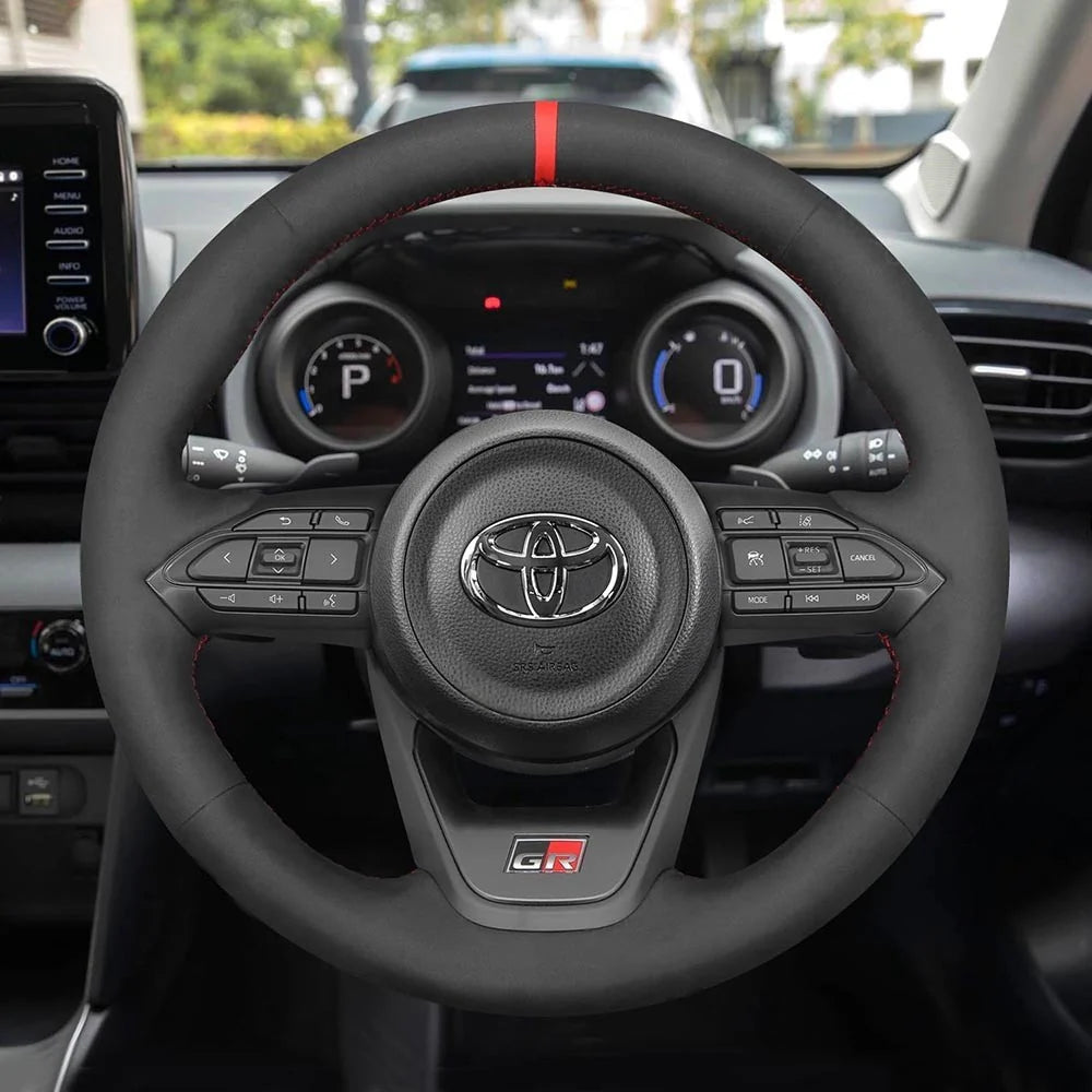 Steering Wheel Cover for Toyota Yaris IV Yaris Cross Aygo X GR 2020-2024