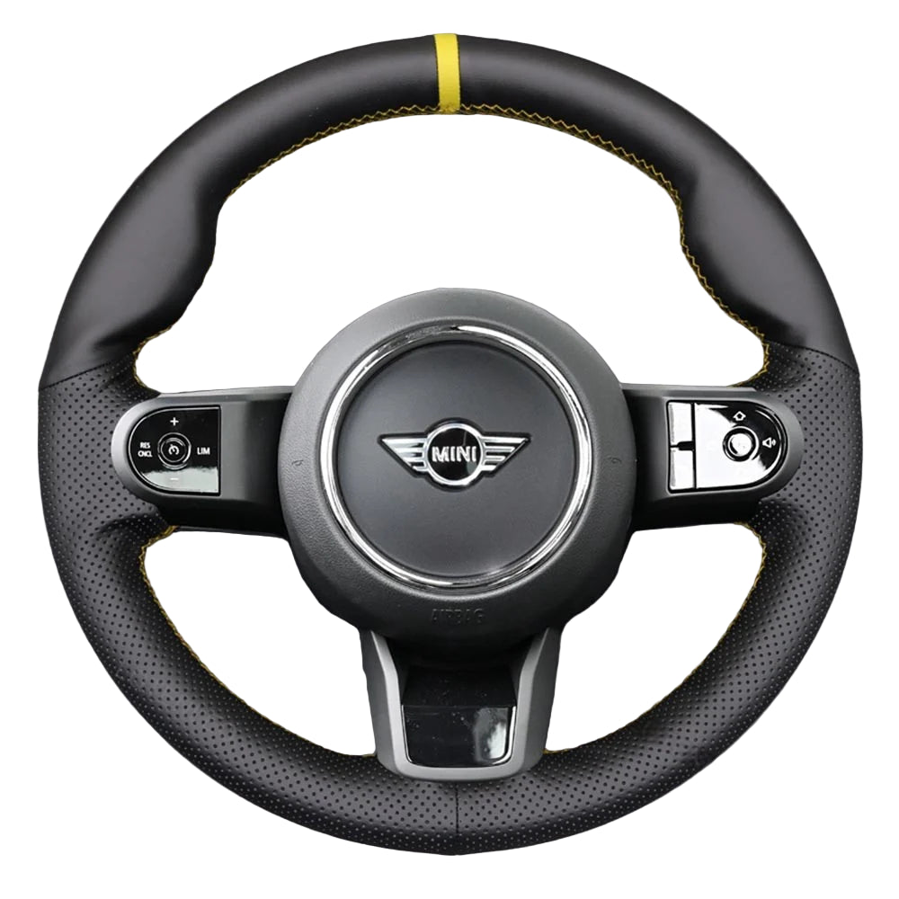 Steering Wheel Cover for Mini Clubman Convertible Countryman Hardtop F54 F55 F56 F57 F60 (2021-2024)