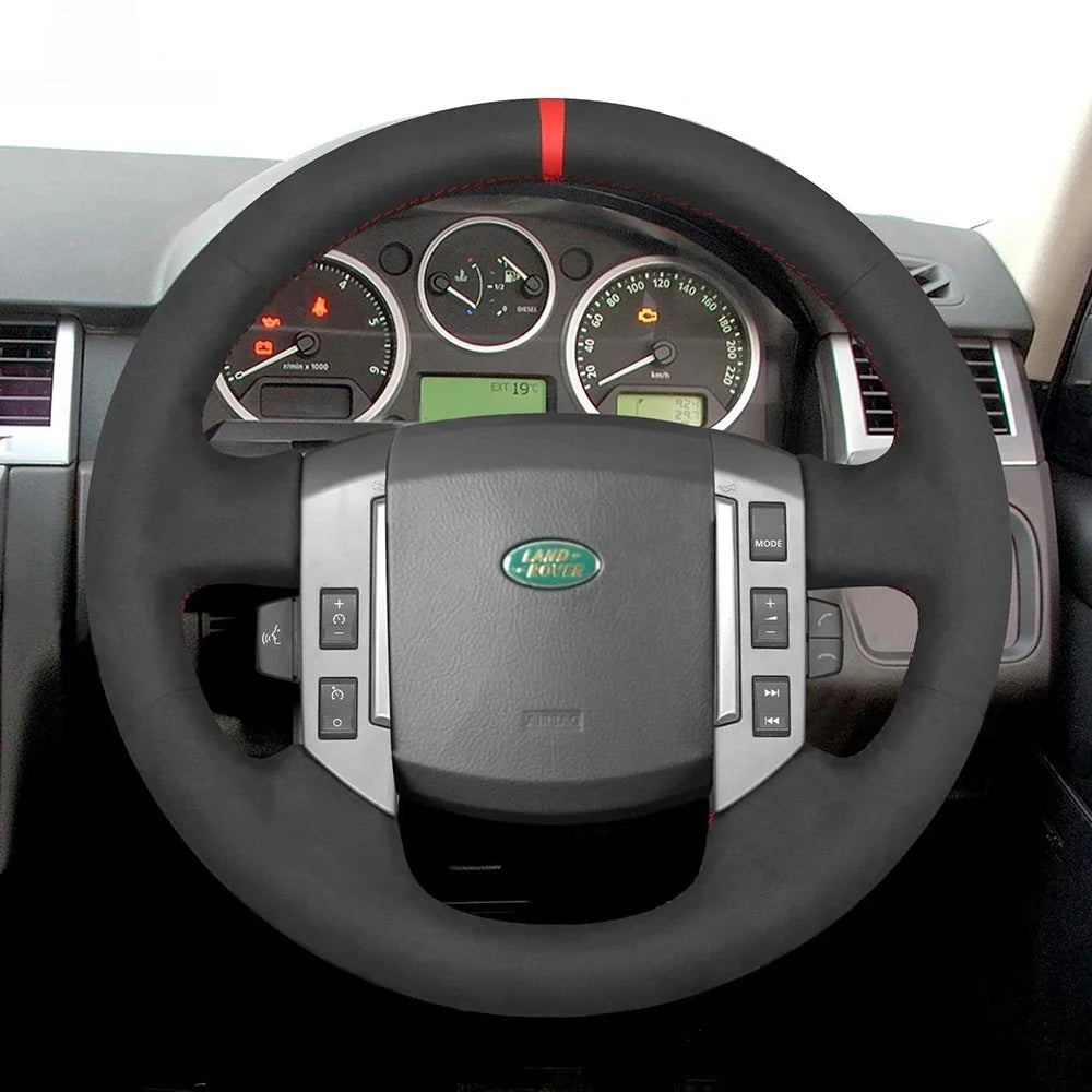 Steering Wheel Cover for Land Rover Range Rover Sport L320 LR4 L319 LR2 L359 Freelander 2 Discovery 4 2009-2017