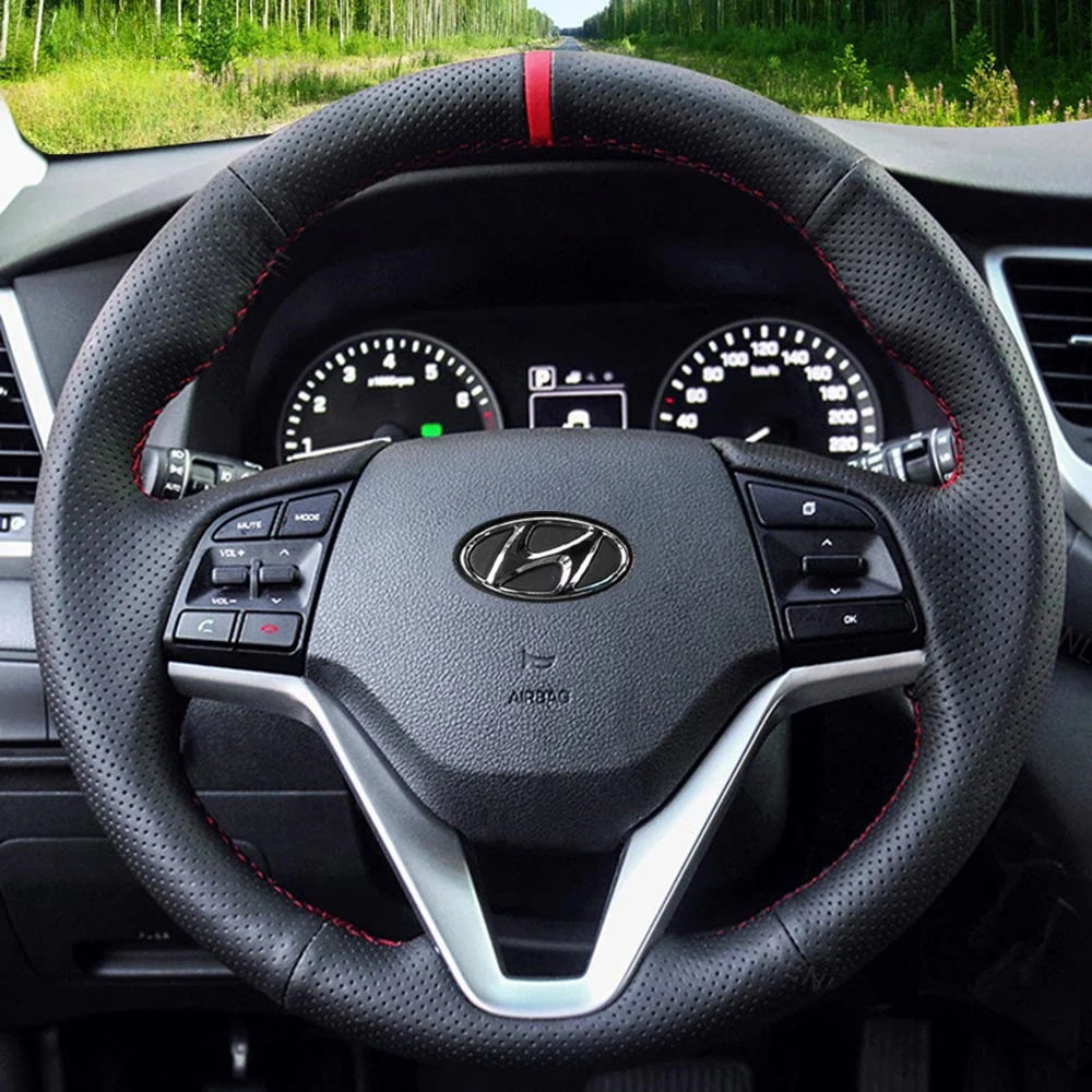 Steering Wheel Cover for Hyundai Tucson III 2015-2021