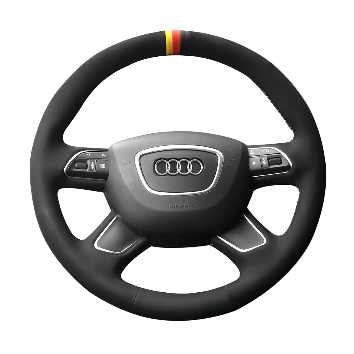 Steering Wheel Cover for Audi A3 A4 A6 A8 Q3 Q5 Q7 Allroad 2010-2019