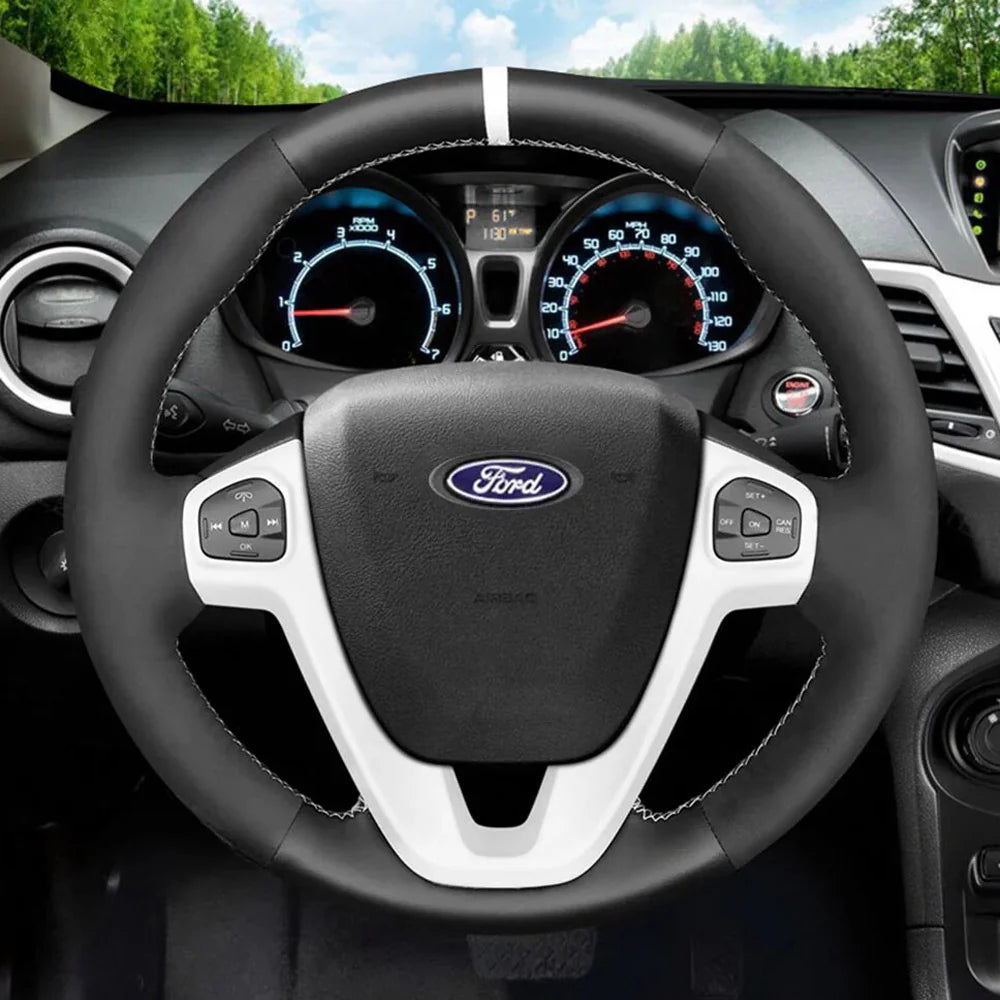 Steering Wheel Cover for Ford Fiesta 2011-2019