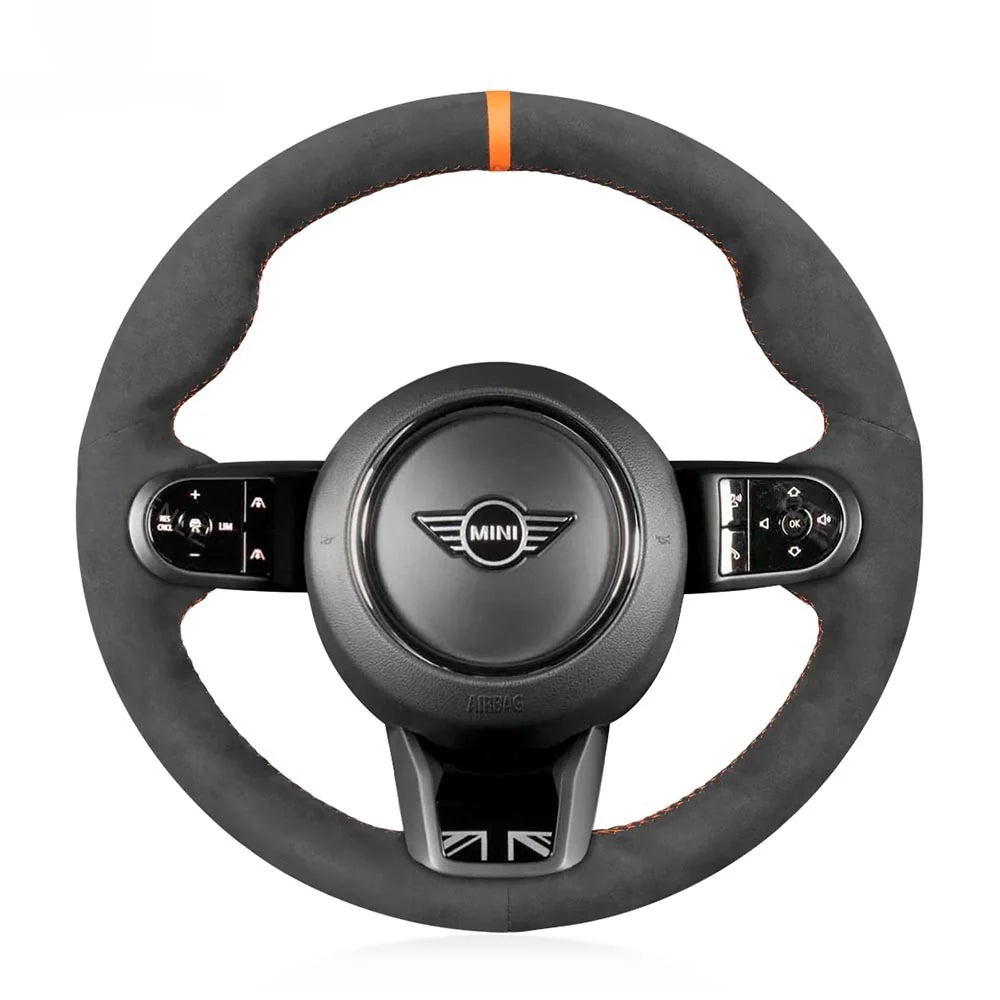 Steering Wheel Cover for Mini Clubman Convertible Countryman Hardtop F54 F55 F56 F57 F60 (2021-2024)