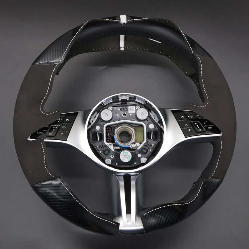 Steering Wheel Cover for Mercedes-Benz C-Class EQE B-Class CLA-Class GLC-Class 2021-2024