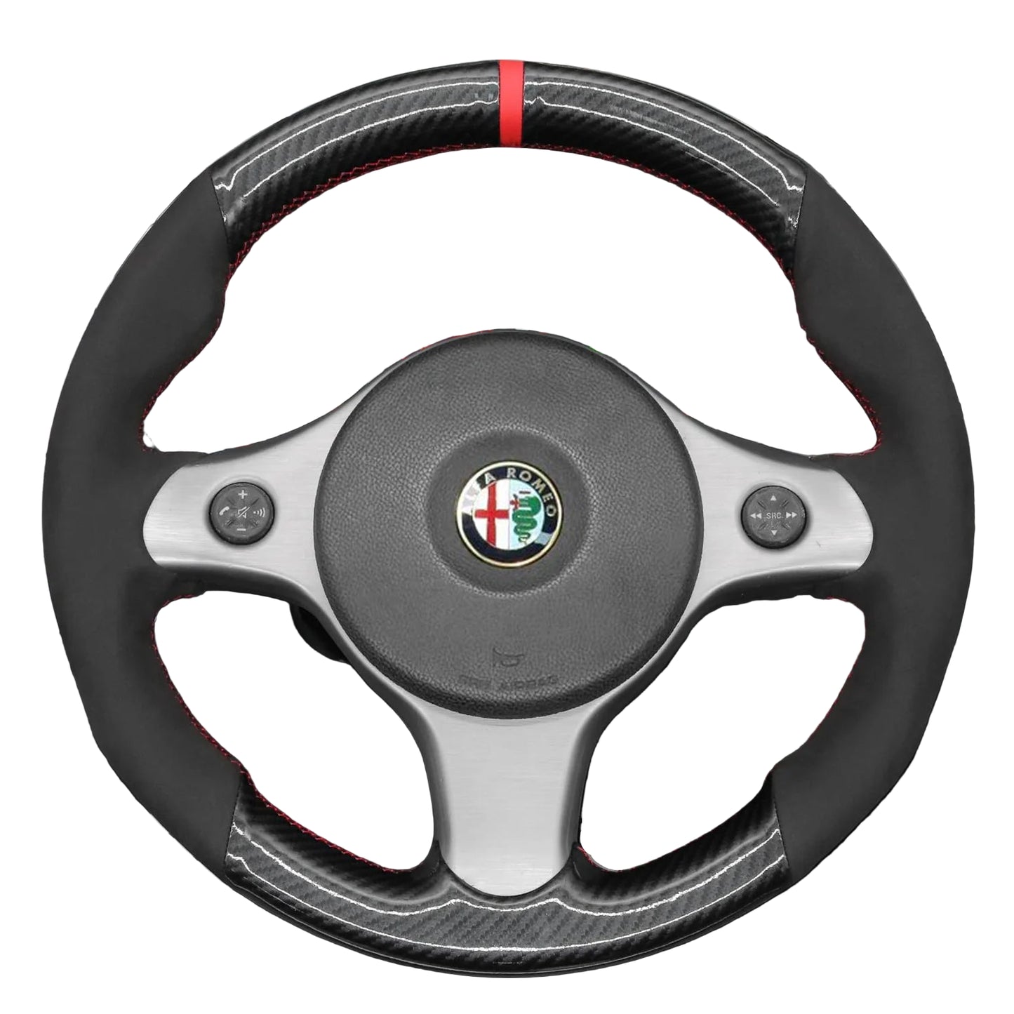 Steering Wheel Cover for Alfa Romeo 159 TI JTDM Brera Spider Sportwagon 2005-2011