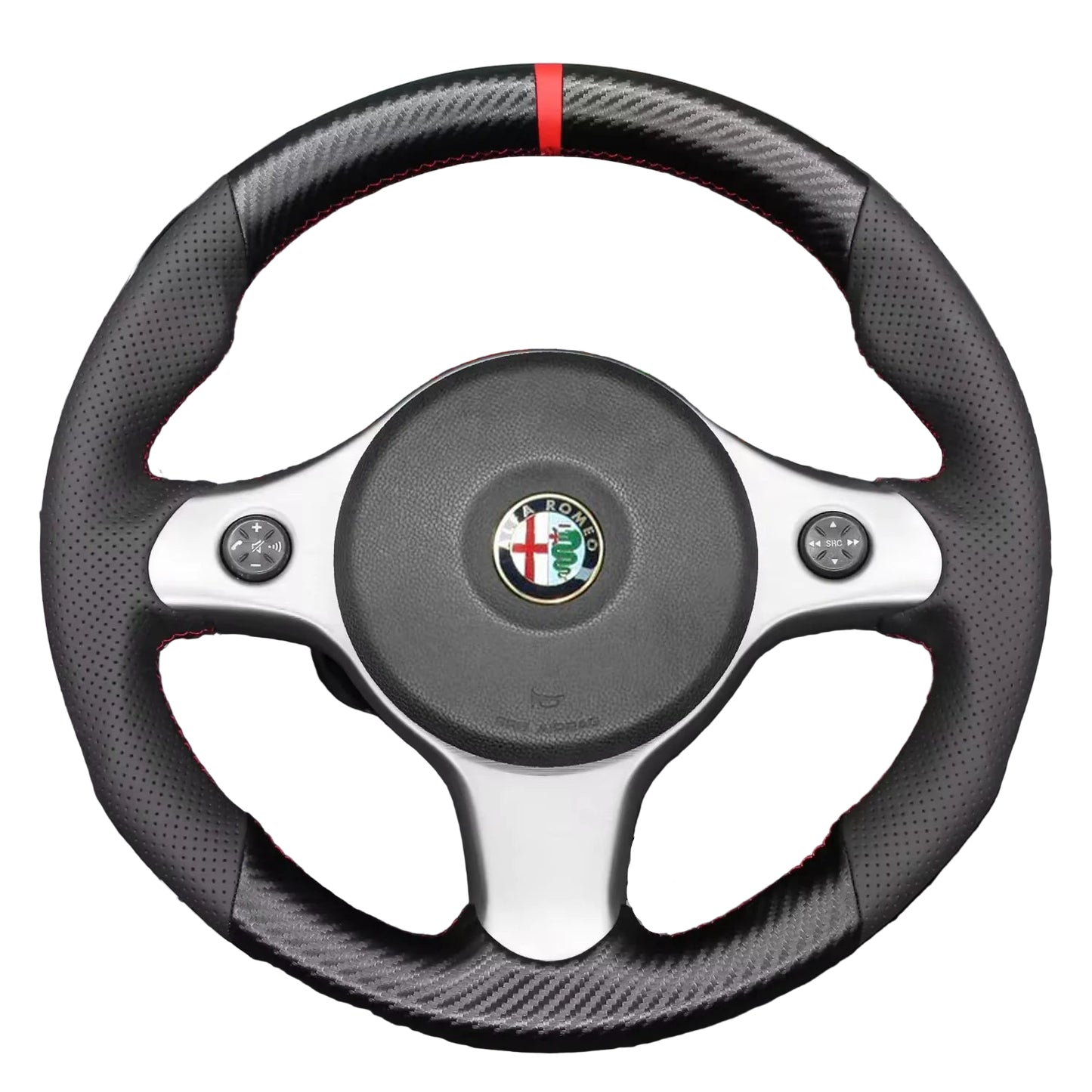 Steering Wheel Cover for Alfa Romeo 159 TI JTDM Brera Spider Sportwagon 2005-2011