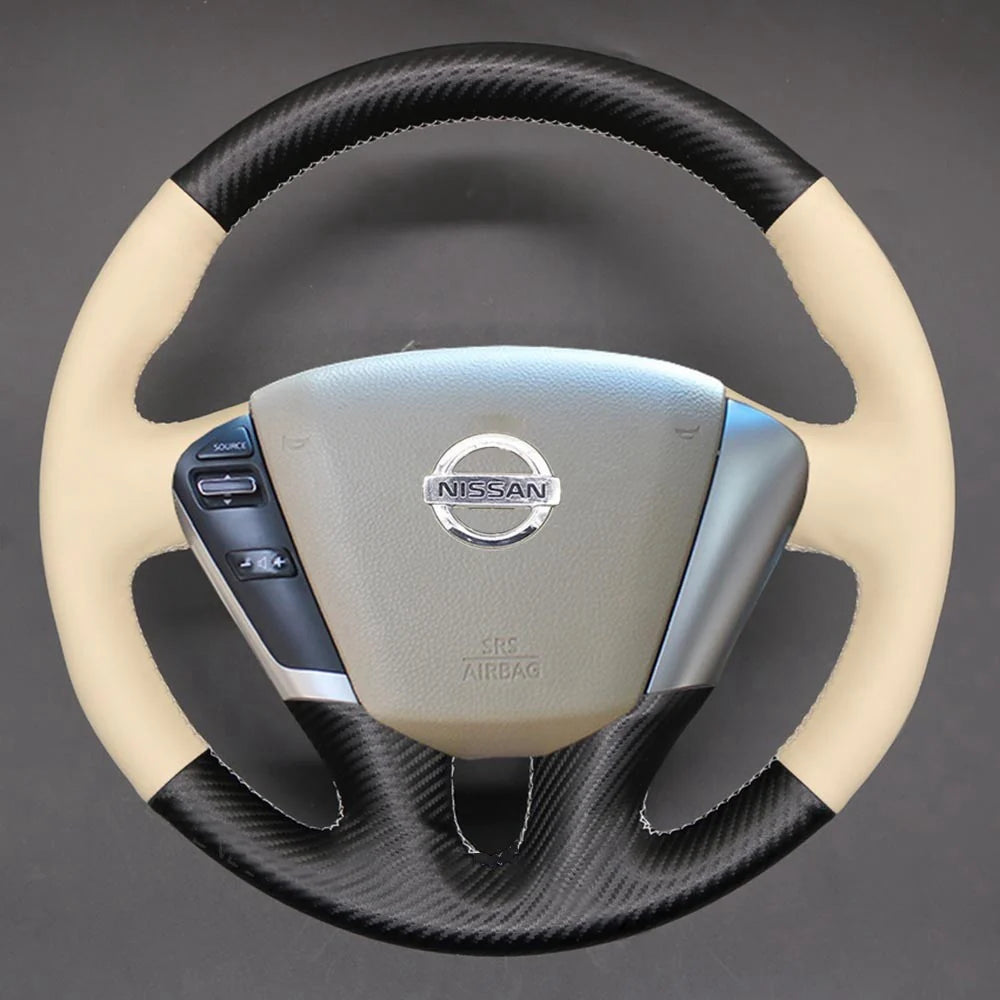 Steering Wheel Cover for Nissan Murano Teana Elgrand E52 Maxima Quest 2008-2021