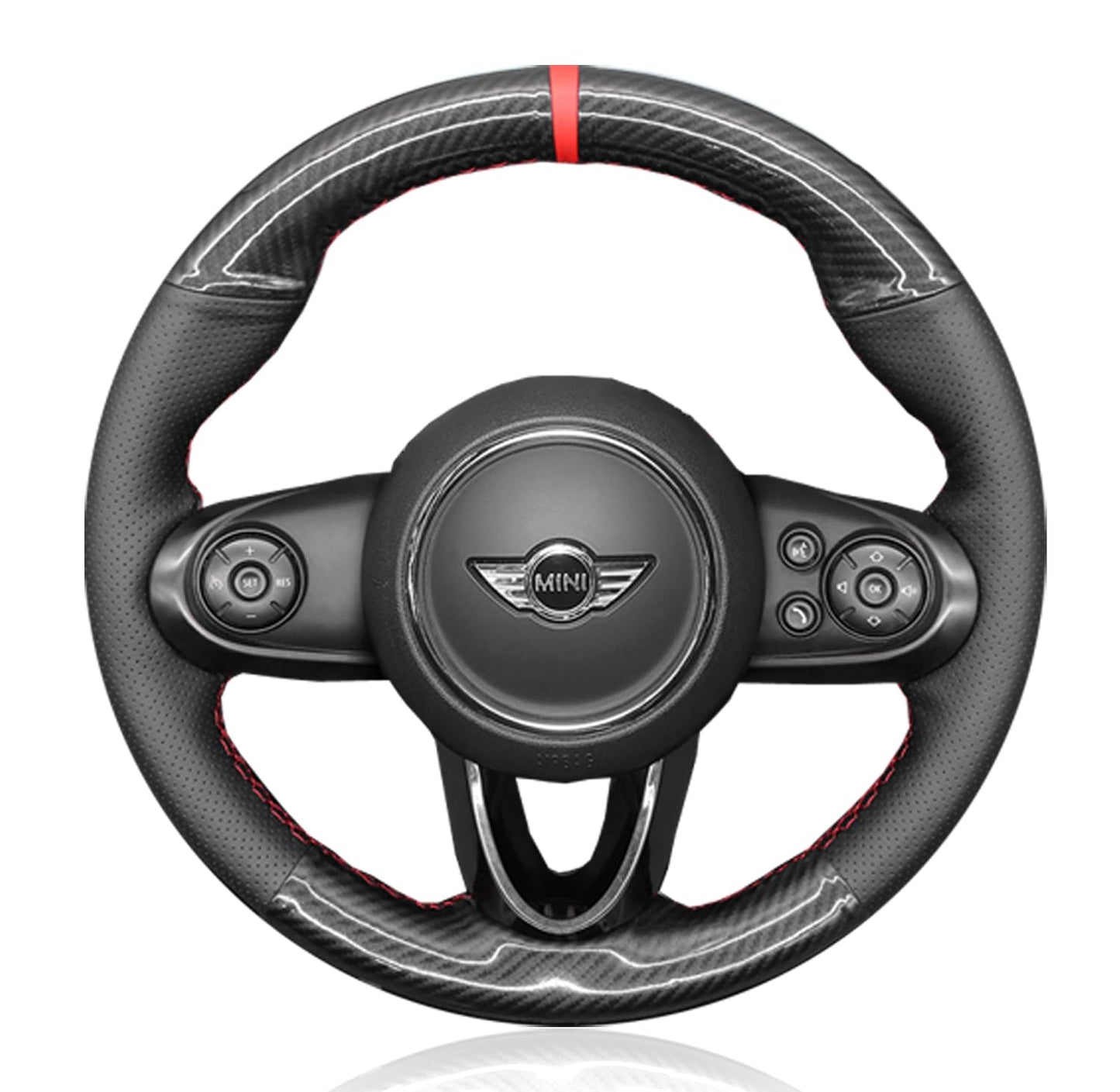 Steering Wheel Cover for Mini Clubman Convertible Countryman JCW F56 2014-2020