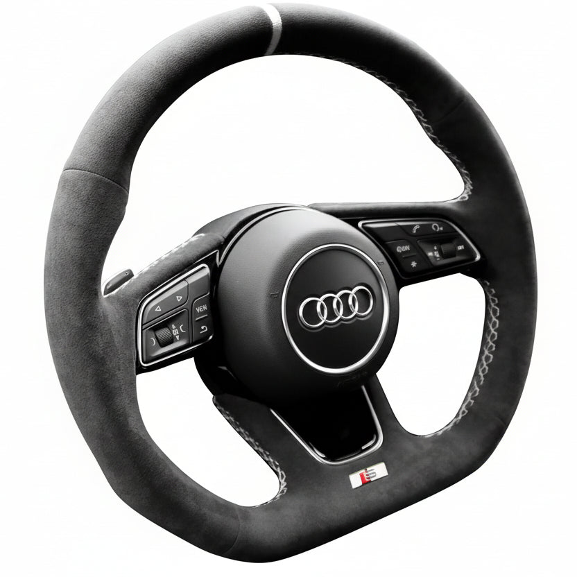Steering Wheel Cover for Audi A3 A5 RS3 RS5 S3 S4 S5 2015-2022