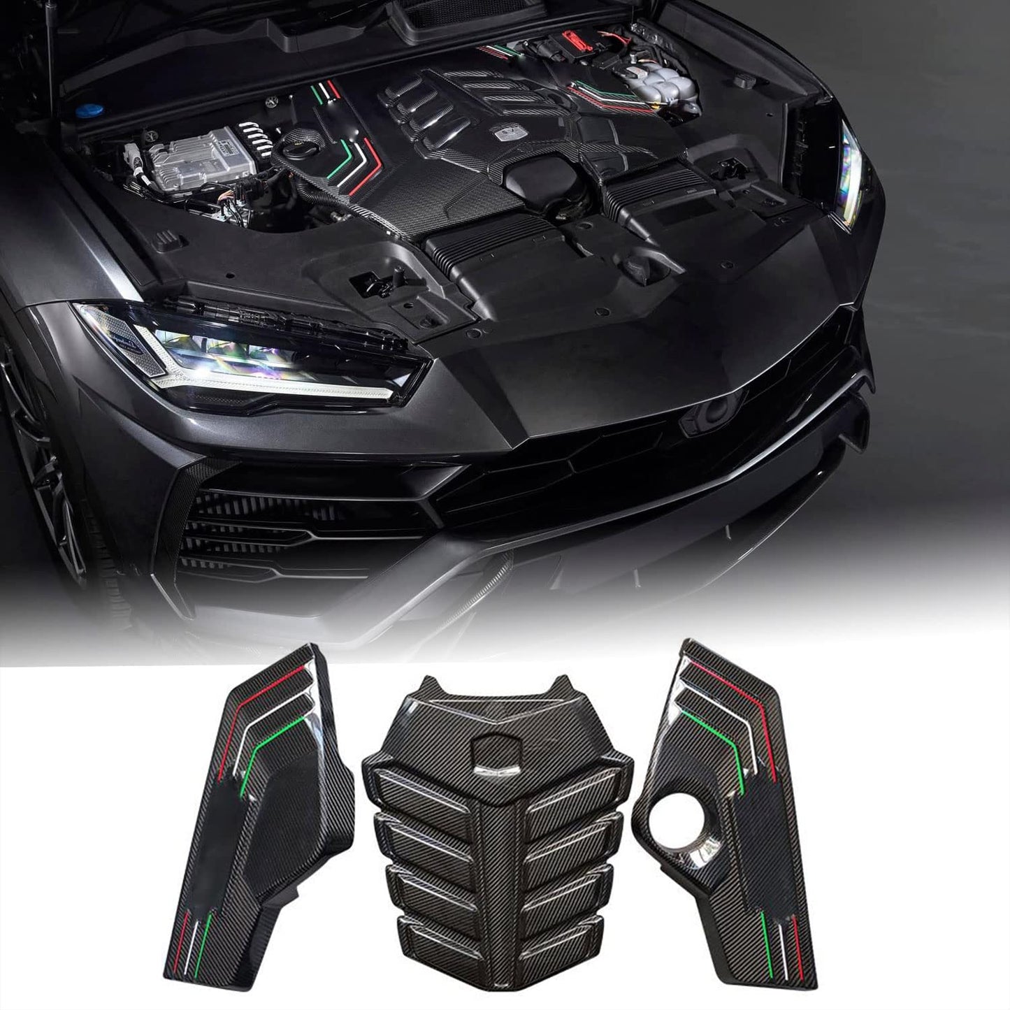Carbon Fiber Engine Cover For Lamborghini Urus