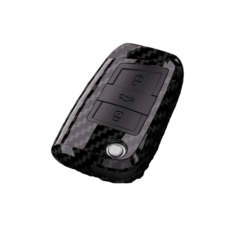 Carbon Key Case For VW Volkswagen Golf 7 MK7 Tiguan MK2 For SEAT Ateca Leon FR 2 Ibiza For Skoda Octavia