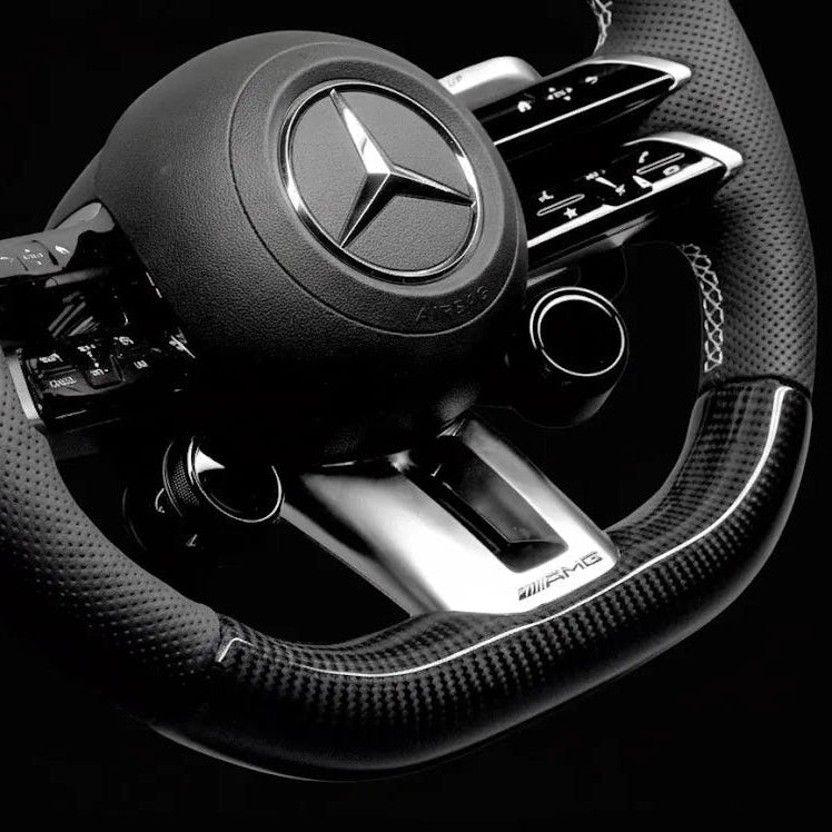Custom Steering Wheel For Mercedes A-Class/C-Class/E-Class/G-Class/S-Class/V-Class/X-Class/AMG GT/CLA/CLS/GLA/GLC/GLE/GLS (2021-2025)