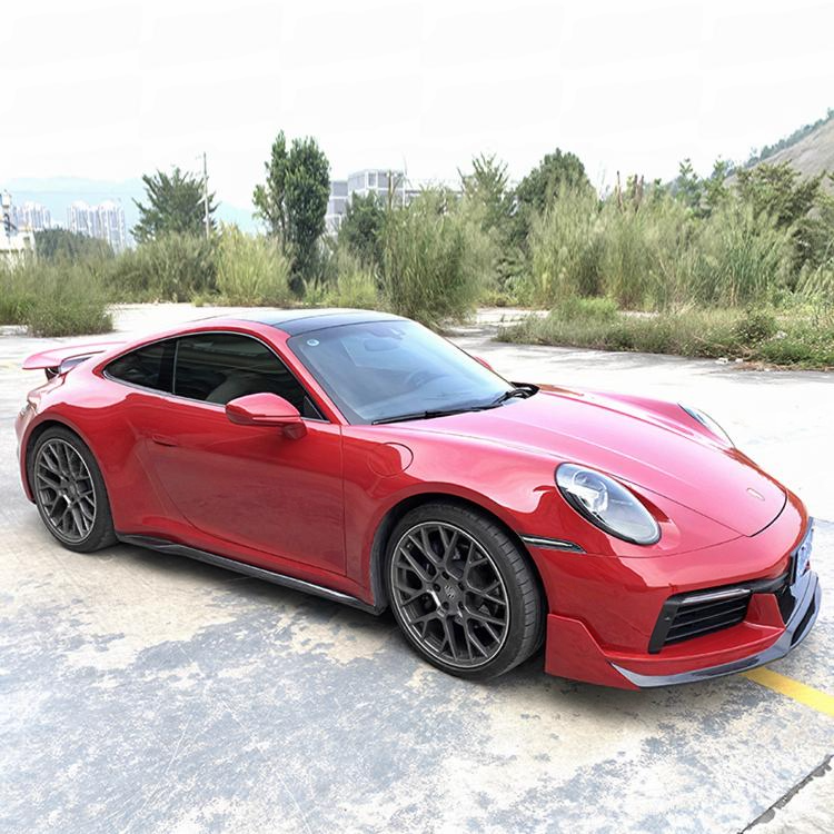 Carbon Fiber Side Skirts For 2019-2022 Porsche 911 992 TURBO S (Copy)