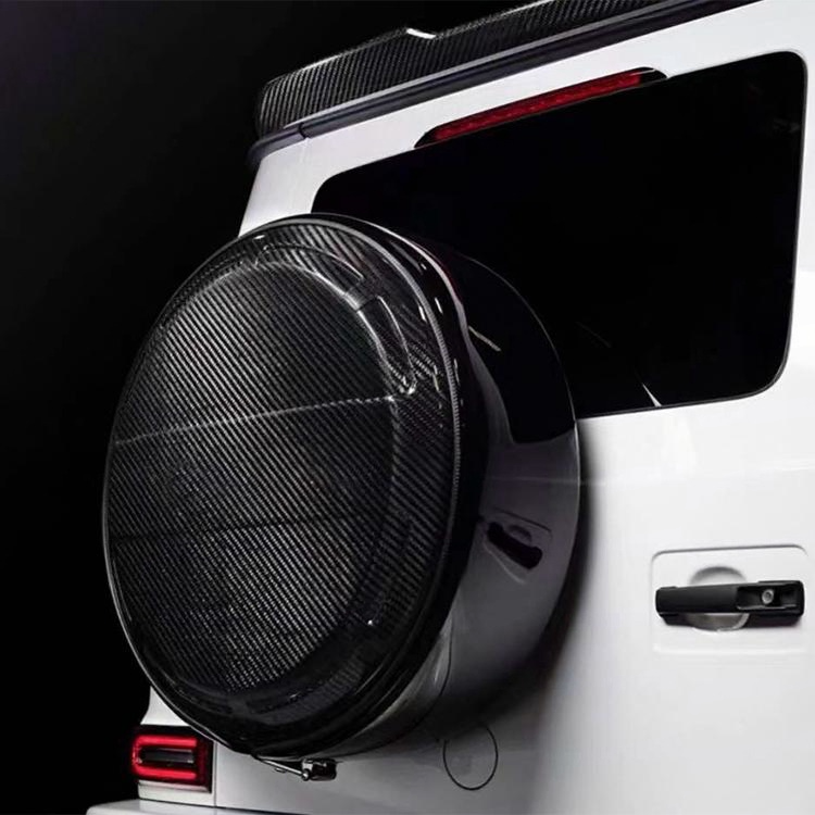 Carbon Fiber Wheel Spare Tire Cover For 2018-2022 Mercedes Benz G-CLASS W464 G500 AMG G63