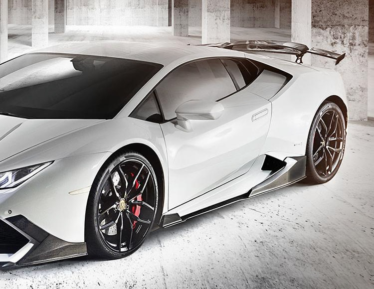 Carbon Fiber Side Skirts For 2014-2019 Lamborghini Huracan LP610
