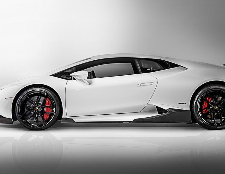 Carbon Fiber Side Skirts For 2014-2019 Lamborghini Huracan LP610