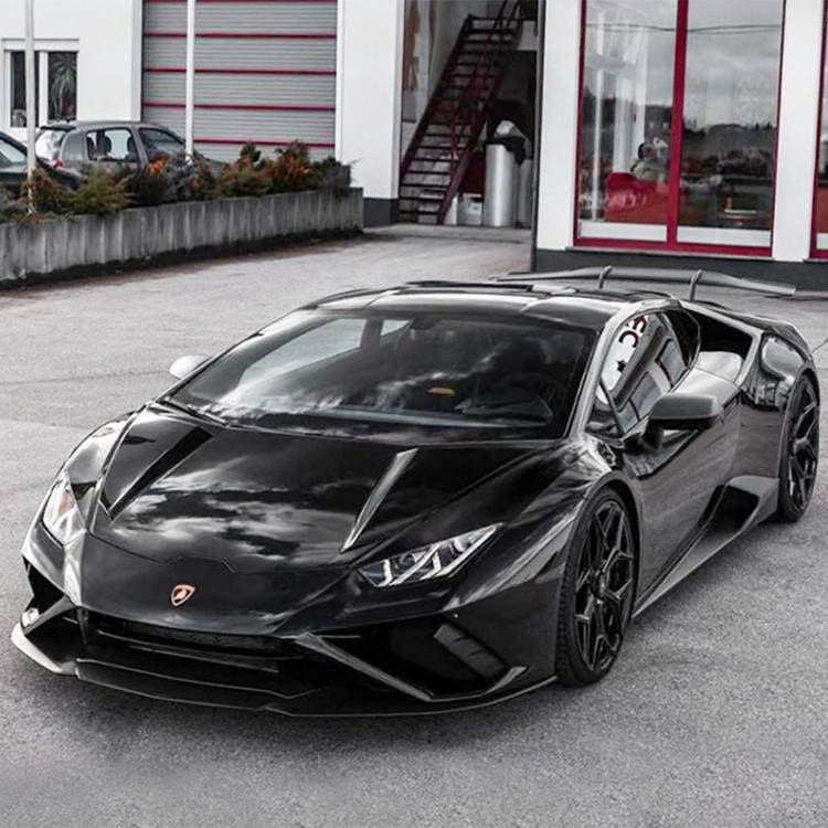 NOVITEC Style Carbon Fiber Front Lip For 2019-2022 Lamborghini Huracan EVO