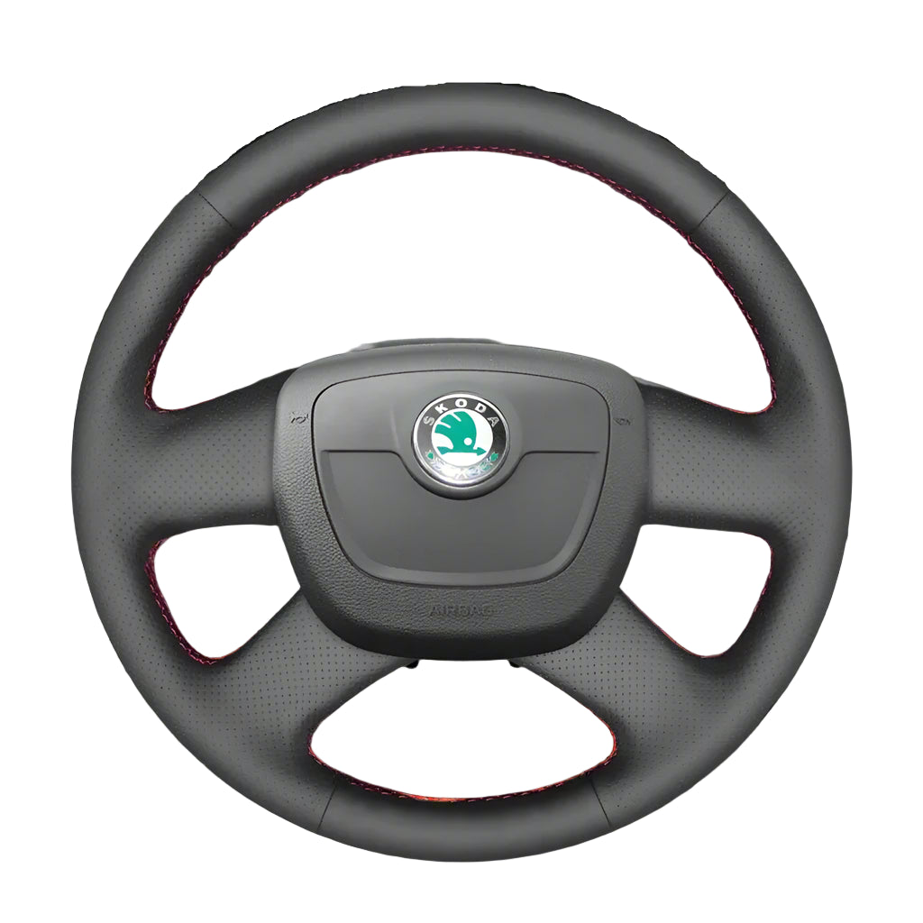 Steering Wheel Cover for Skoda Octavia Citigo Roomster Fabia Superb Yeti 2008-2013