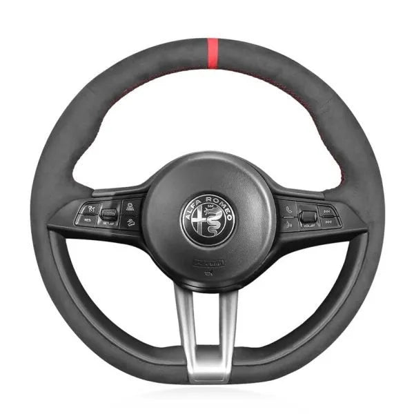 Steering Wheel Cover for Alfa Romeo Giulia Stelvio 2016-2020