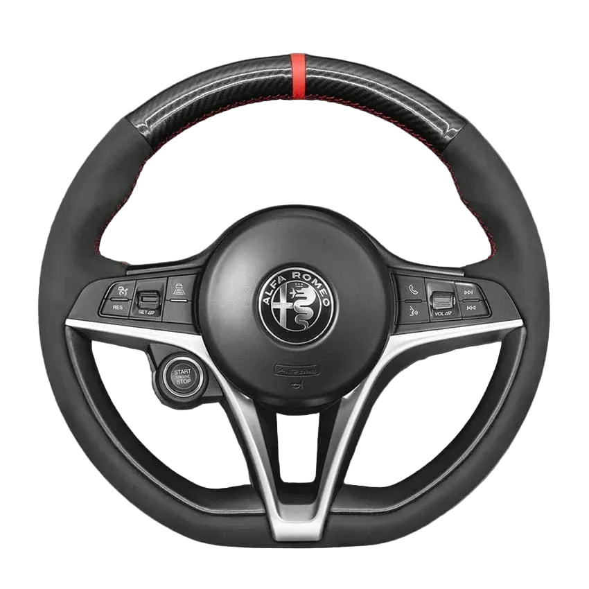 Steering Wheel Cover for Alfa Romeo Giulia Stelvio 2016-2020