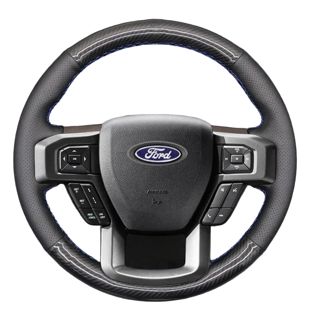 Steering Wheel Cover for Ford F-150 F150 F-250 F250 F-350 F350 F-450 F450 Expedition 2015-2023