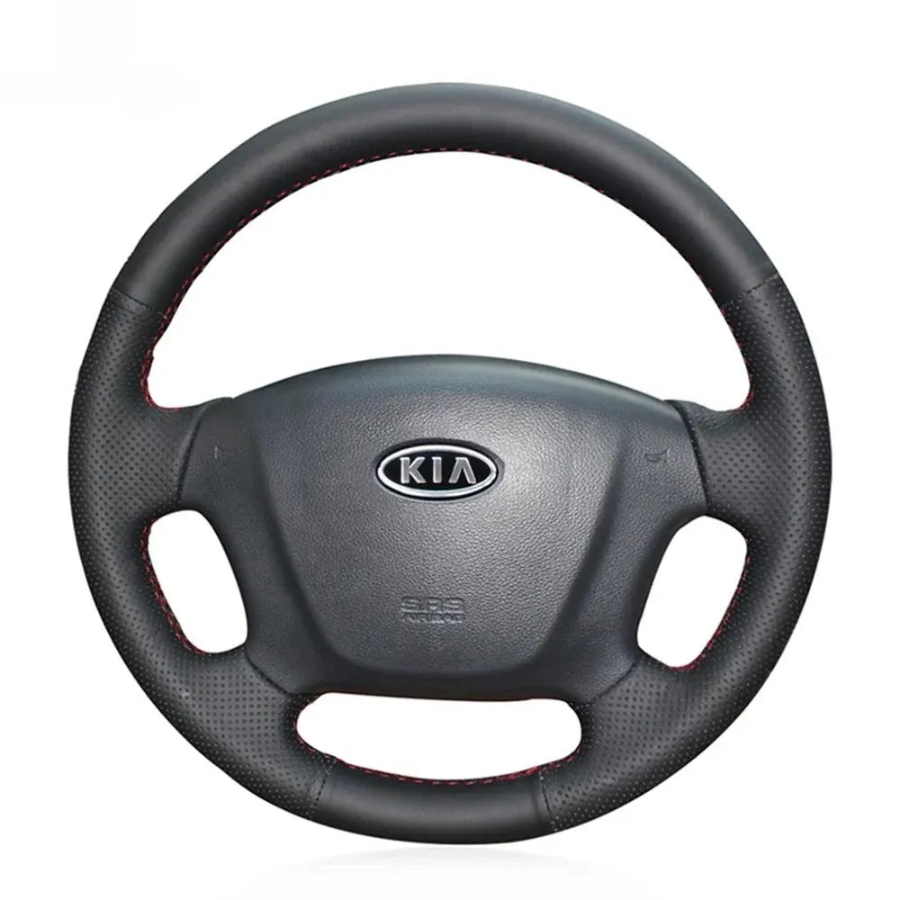 Steering Wheel Cover for Kia Carens 2 Magentis Rondo 2 Opirus 2003-2012