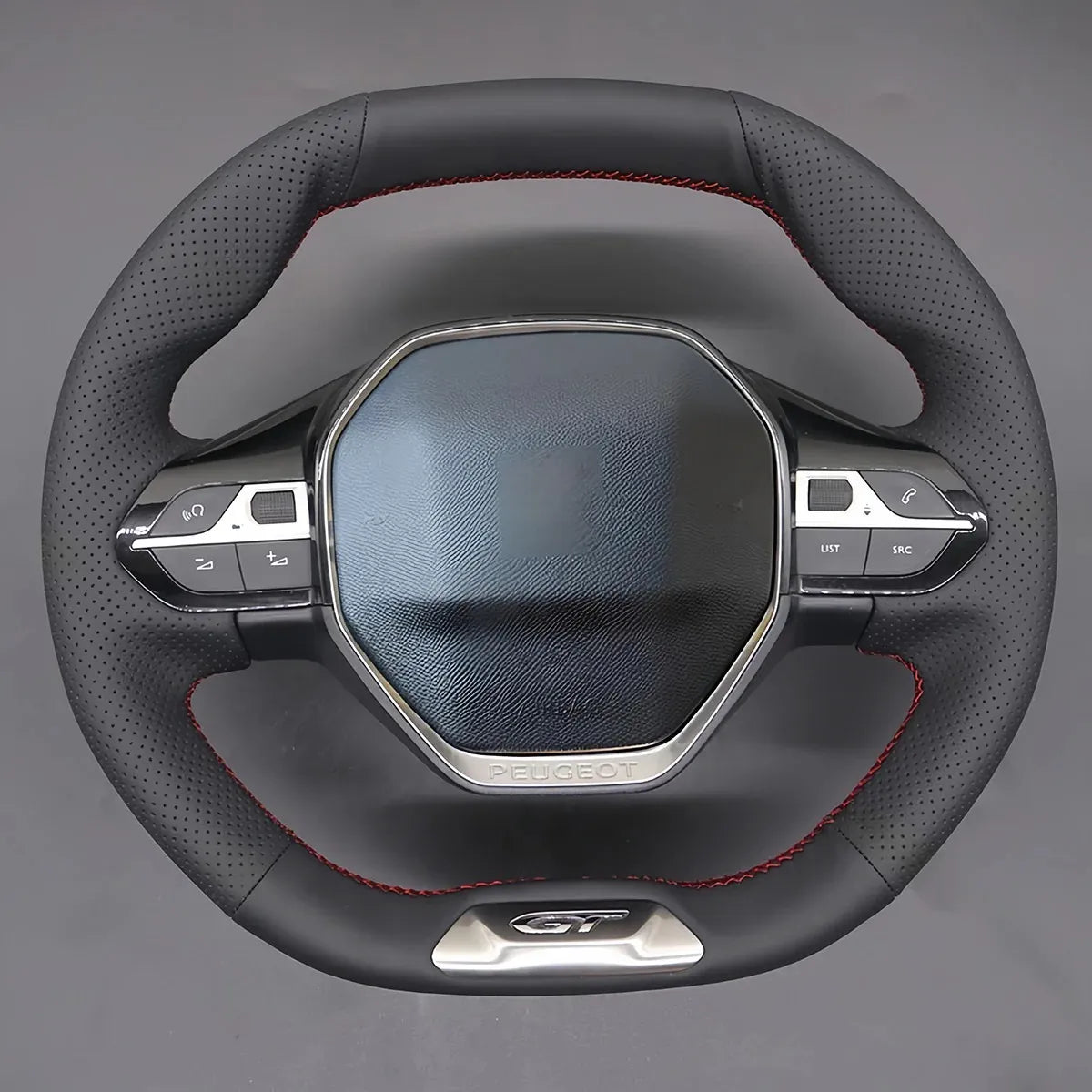 Steering Wheel Cover for Peugeot 208 308 508 SW 2008 3008 5008 Rifter GT/GT Line