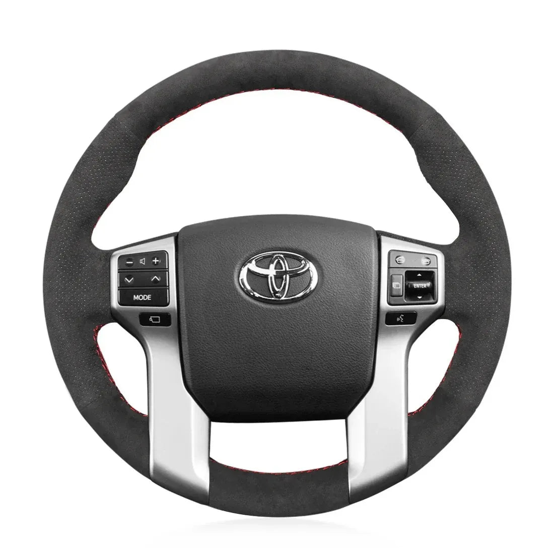 Steering Wheel Cover for Toyota 4Runner Land Cruiser Prado Tacoma Tundra Sequoia 2009-2024