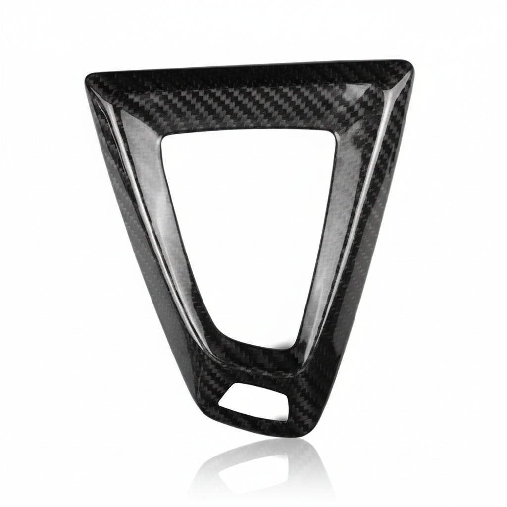 Carbon Fiber Black Shift Knob Trim Cover For BMW F-Series