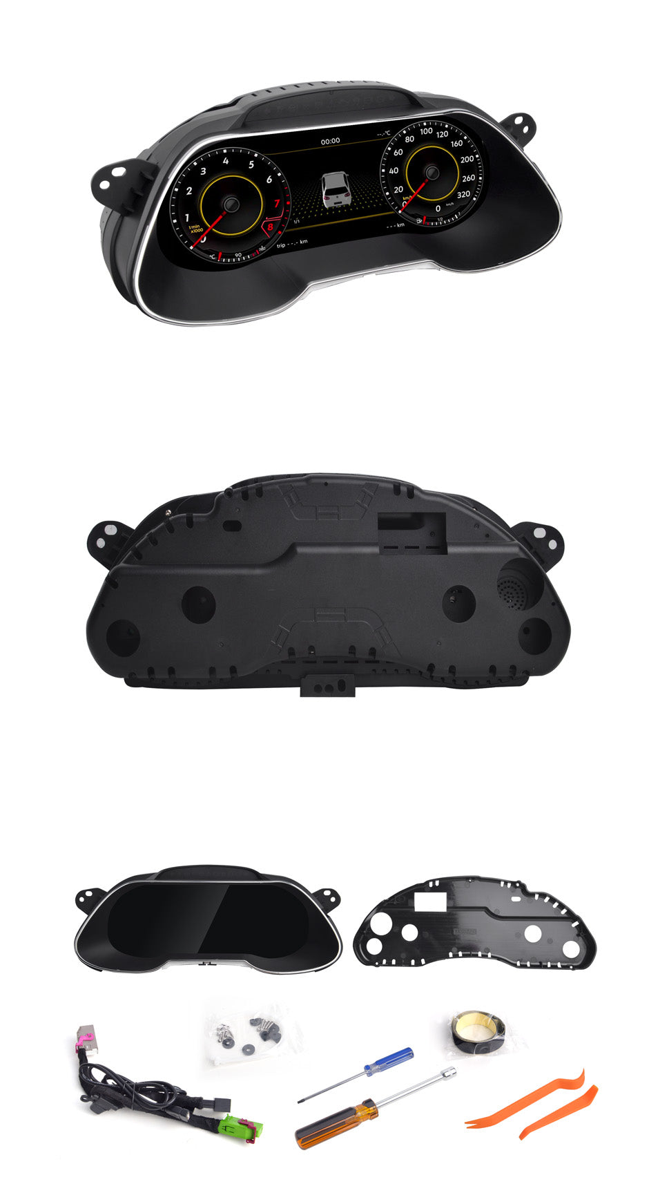 Digital Cluster for Audi A4 2009 - 2012