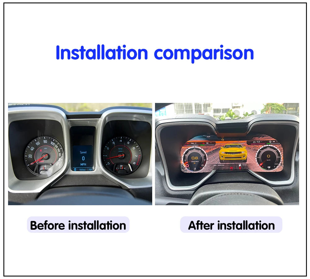 Digital Cluster for Chevrolet Camaro 2010-2015