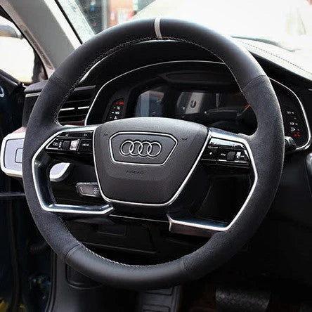 Steering Wheel Cover for Audi A8 A8L S8 Quattro 2019-2023