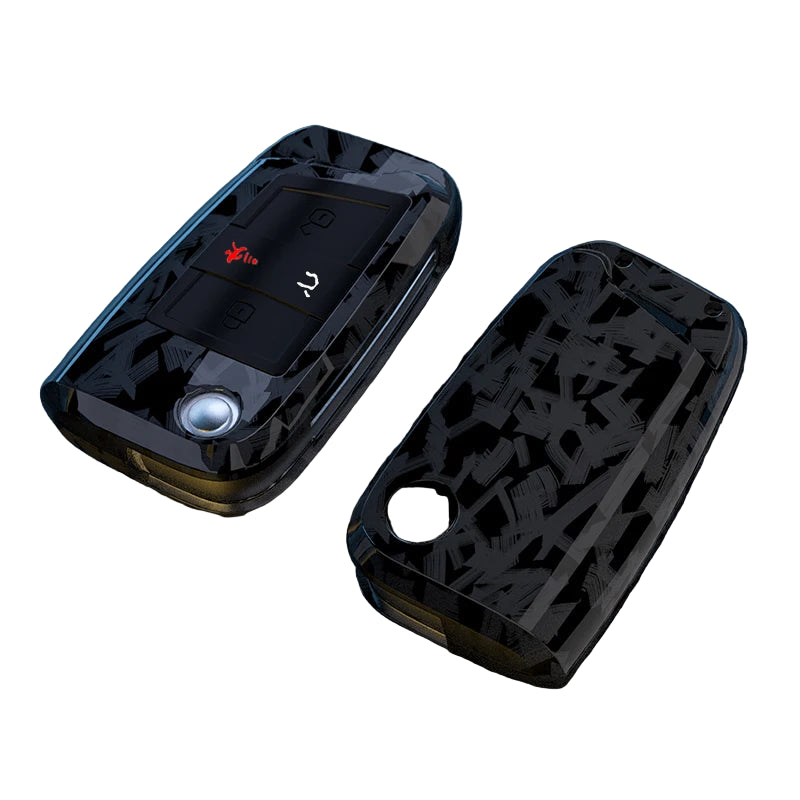 Carbon Key Case (3) For VW Volkswagen Golf 7 MK7 Tiguan MK2 For SEAT Ateca Leon FR 2 Ibiza For Skoda Octavia
