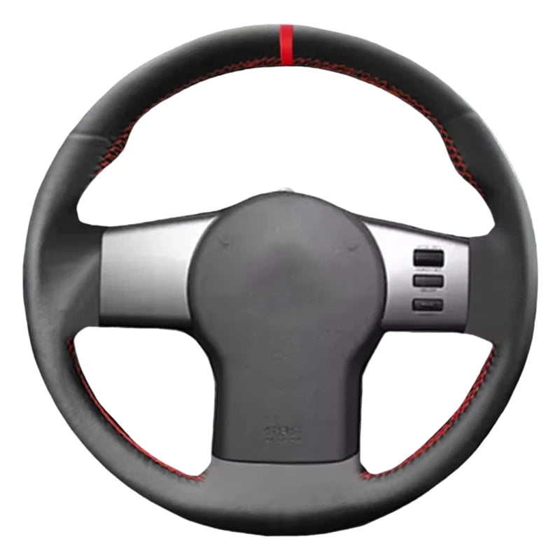 Leather Steering Wheel Cover For Nissan Pathfinder III Frontier Xterra Navara 2005-2015