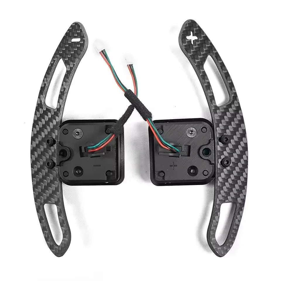 Magnetic Carbon Fiber Paddle Shifters For Audi (2)