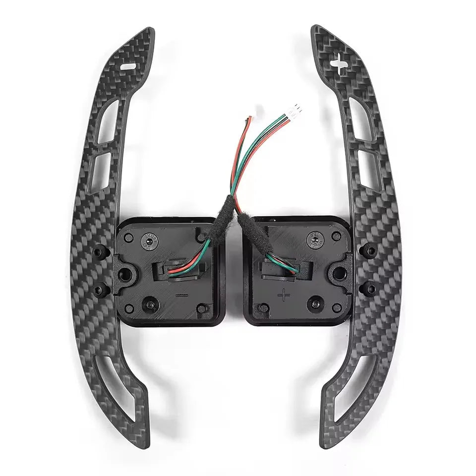 Magnetic Carbon Fiber Paddle Shifters For Audi (3)
