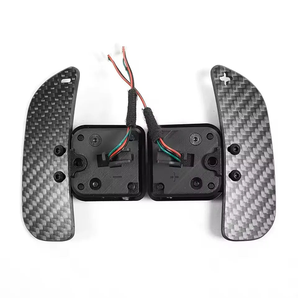 Magnetic Carbon Fiber Paddle Shifters For Audi (4)