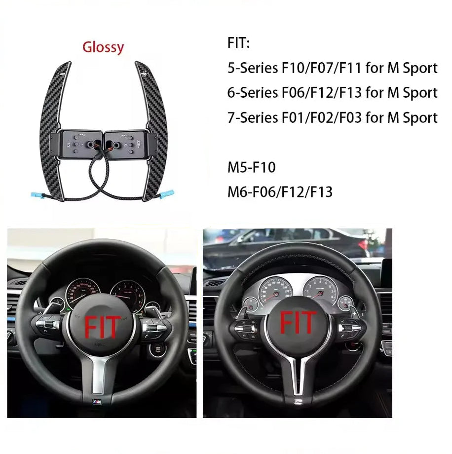 Carbon Fiber Magnetic Paddle Shifters for BMW