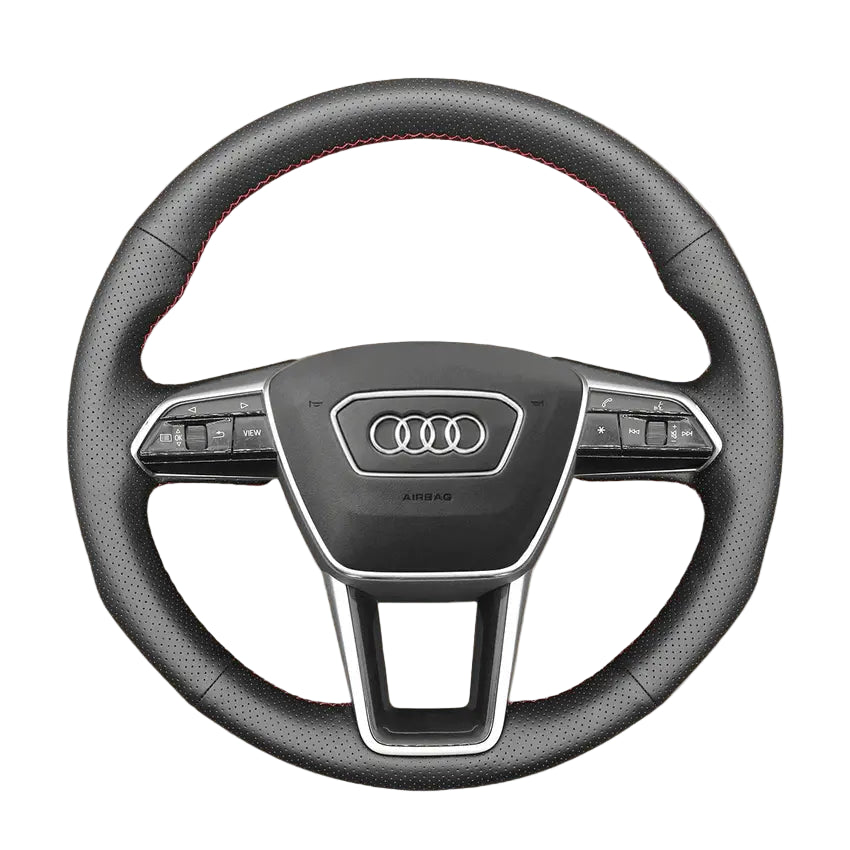 Steering Wheel Cover for Audi A6 A7 A8 S6 S7 S8 RS 6 RS 7 E-Tron 2018-2022