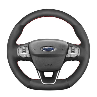 Steering Wheel Cover for Ford Focus Bronco Sport Escape E-transit Fiesta Maverick Kuga Puma Tourneo Custom Transit Custom 2017-2025