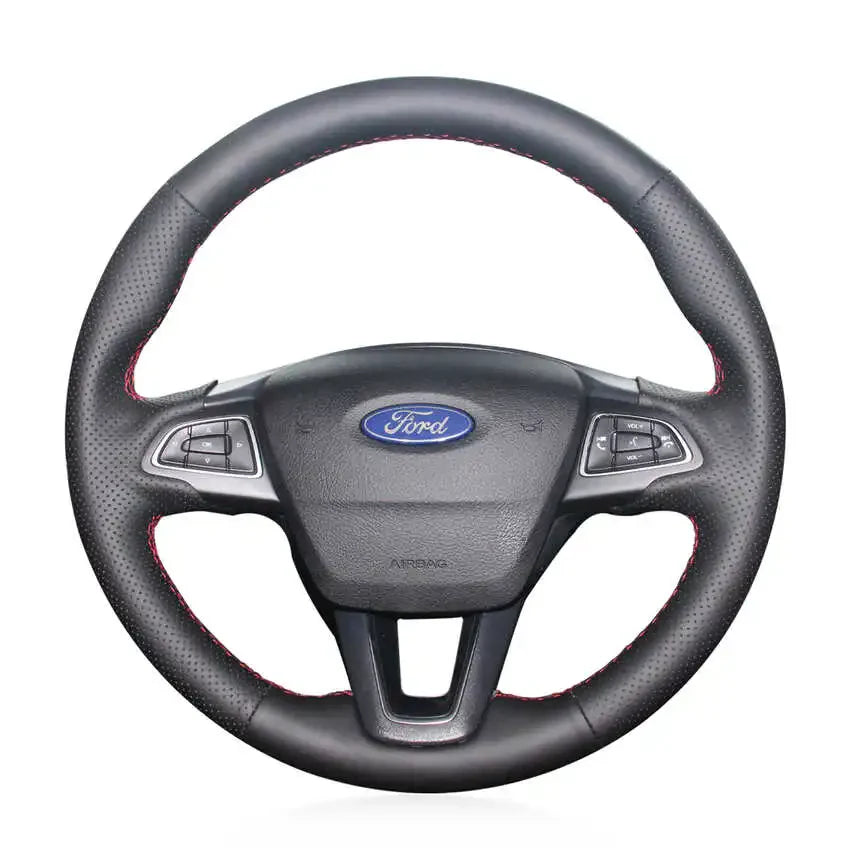 Steering Wheel Cover for Ford Focus Kuga Escape Grand C-Max Ecosport 2015-2022