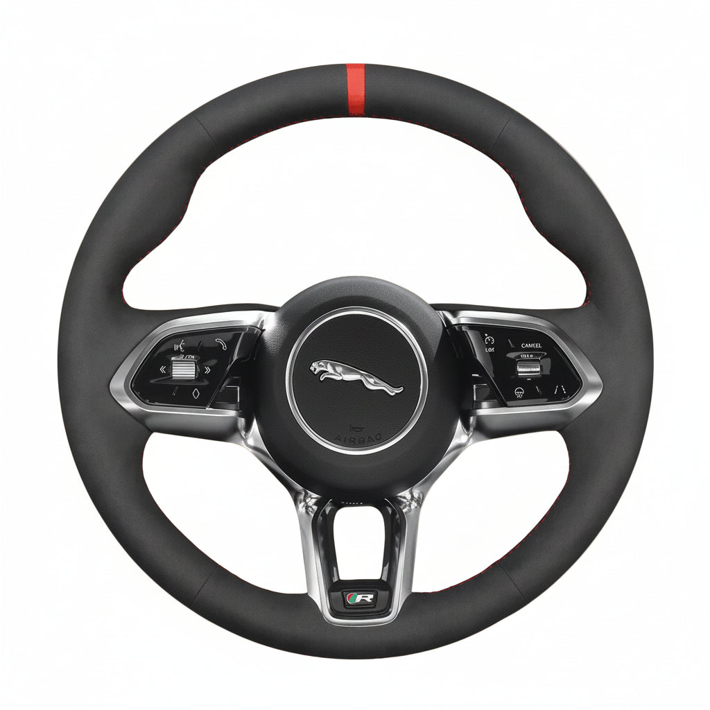 Steering Wheel Cover for Jaguar XE XF E-Pace F-Pace I-Pace 2018-2024