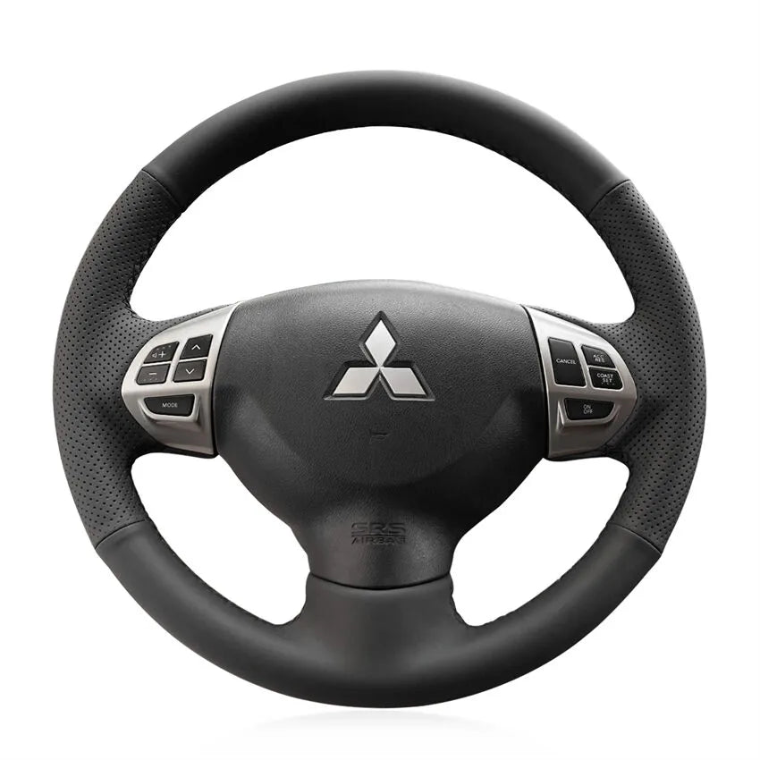 Steering Wheel Cover for Mitsubishi i-MiEV Lancer 9 IX Lancer Sportback Outlander Sport RVR ASX Colt L200 Triton