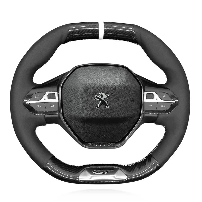 Steering Wheel Cover for Peugeot 208 308 508 SW 2008 3008 5008 Rifter GT/GT Line